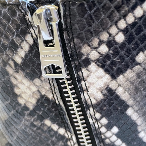 All Saints Aster Snake Embossed Booties - Picture 7 of 12